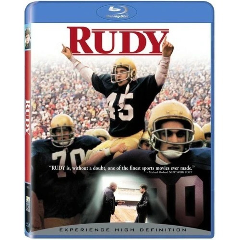 Rudy Blu-ray (Sean Austin, Ned Beatty, Charles Dutton, 1993) Notre Dame - New